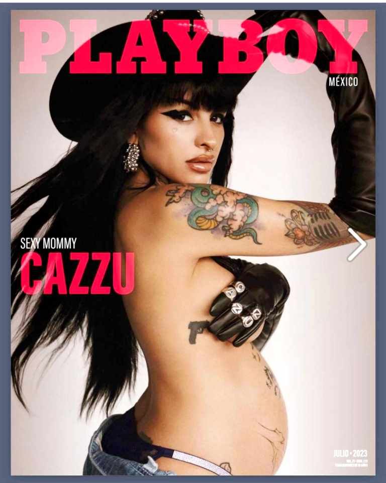 Cazzu rompe esquemas en la portada de PlayBoy México