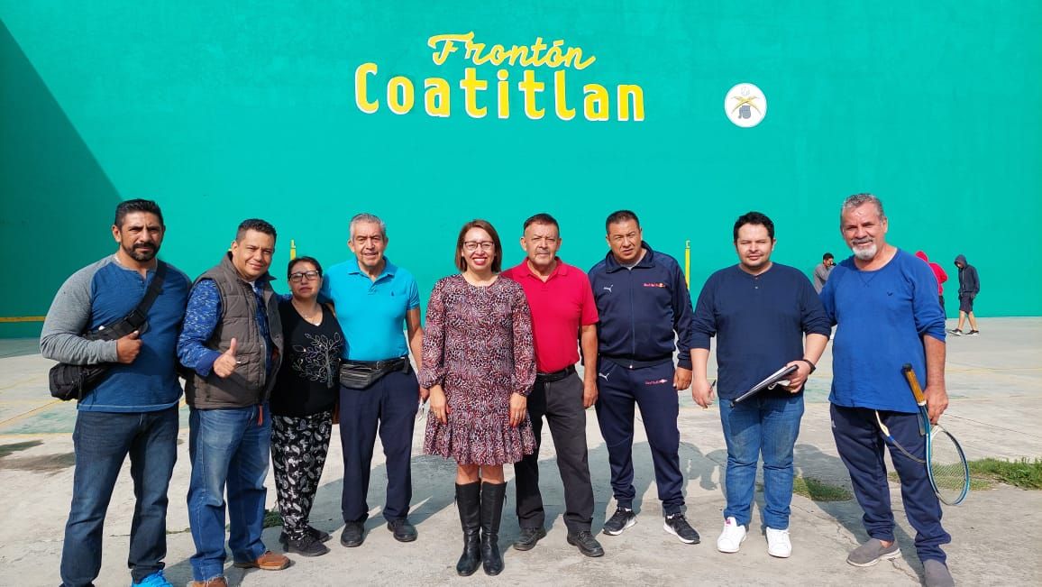 Rehabilitarán frontón de Coatitla e impulsarán a pelotaris en Ecatepec 