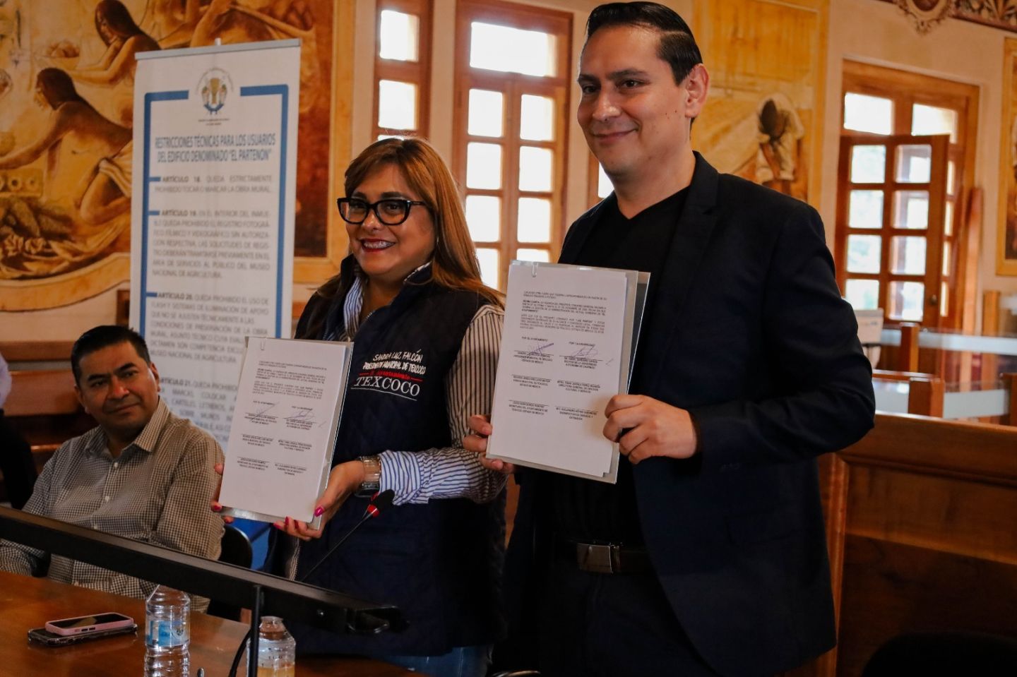 Gobierno de Texcoco firma convenio con Universidad Autónoma Chapingo servicio social y prácticas profesionales de estudiantes