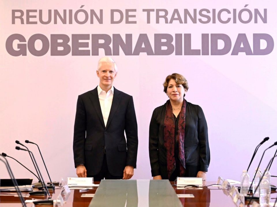 Reunión del Gobierno del Edoméx y Delfina Gómez, Gobernadora Electa