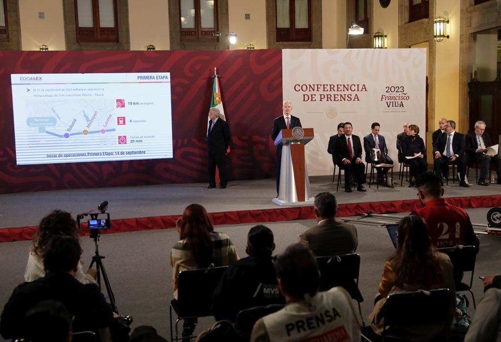 El próximo 14 de septiembre iniciará la primera etapa del tren interurbano Toluca - México 