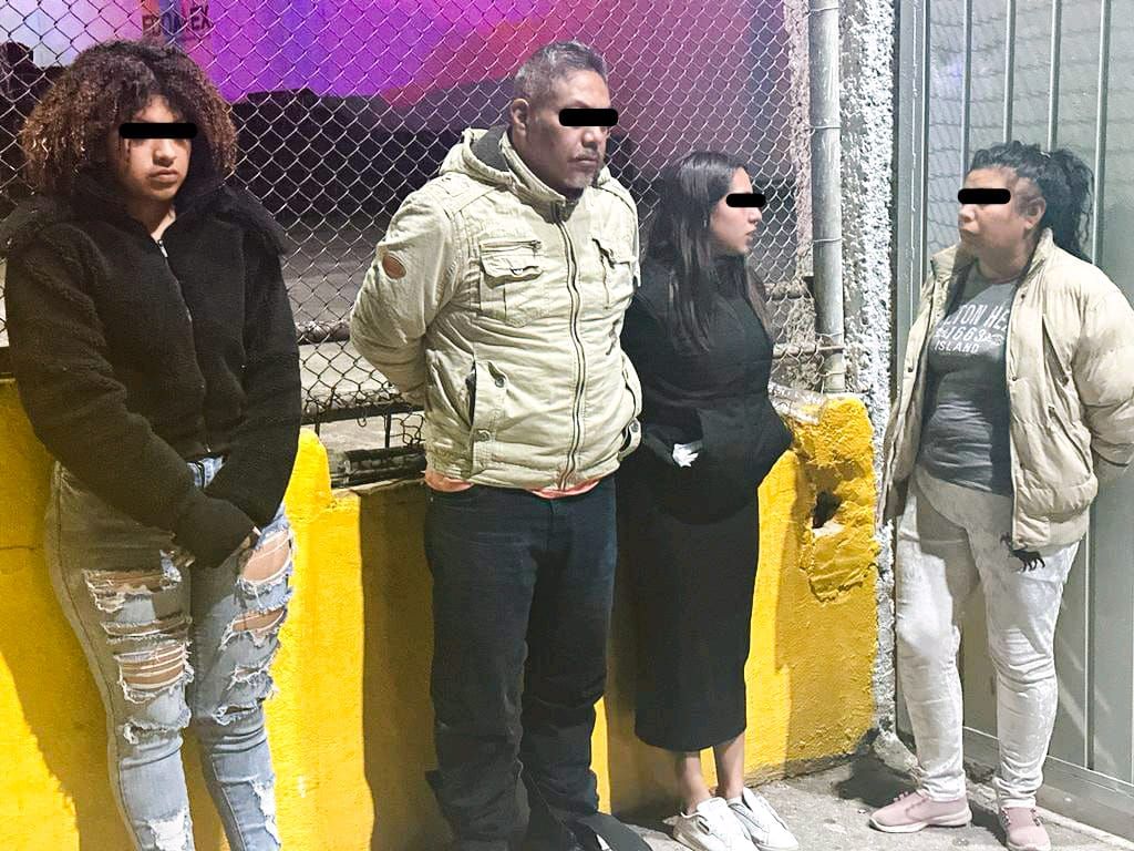 Juez dicta prisión preventiva a 4 integrantes de grupo delictivo detenidos en Ecatepec