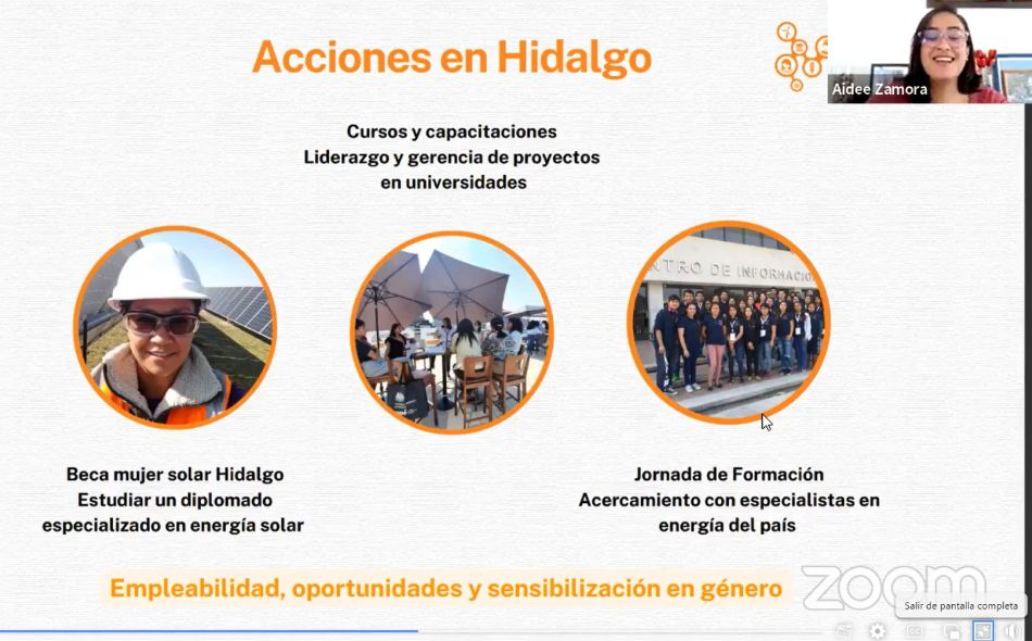 Hidalgo a favor del liderazgo de las mujeres en el sector energético
