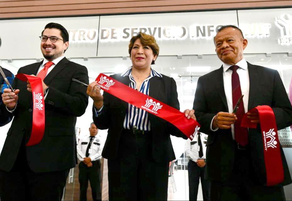 Delfina Gómez promoverá vivienda adecuada para los mexiquenses; asiste a inauguración del Centro de Servicio del Infonavit en el AIFA