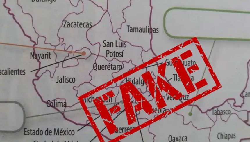 ¿Creíste en mapa que confundía a Querétaro y Guanajuato? no es de libros de la SEP 