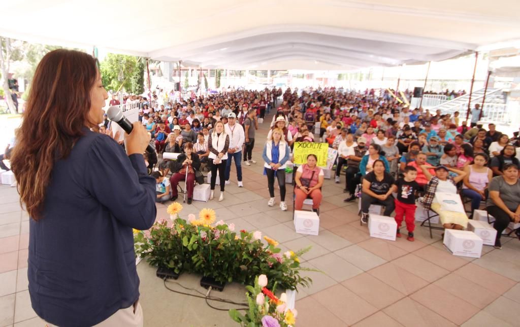 Concluye entrega de más de tres mil canastas básicas en Chimalhuacán 