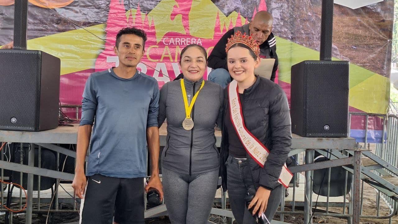 En el Festival Cultural de La Nuez También
Hubo Deporte: Ivette Topete García.
