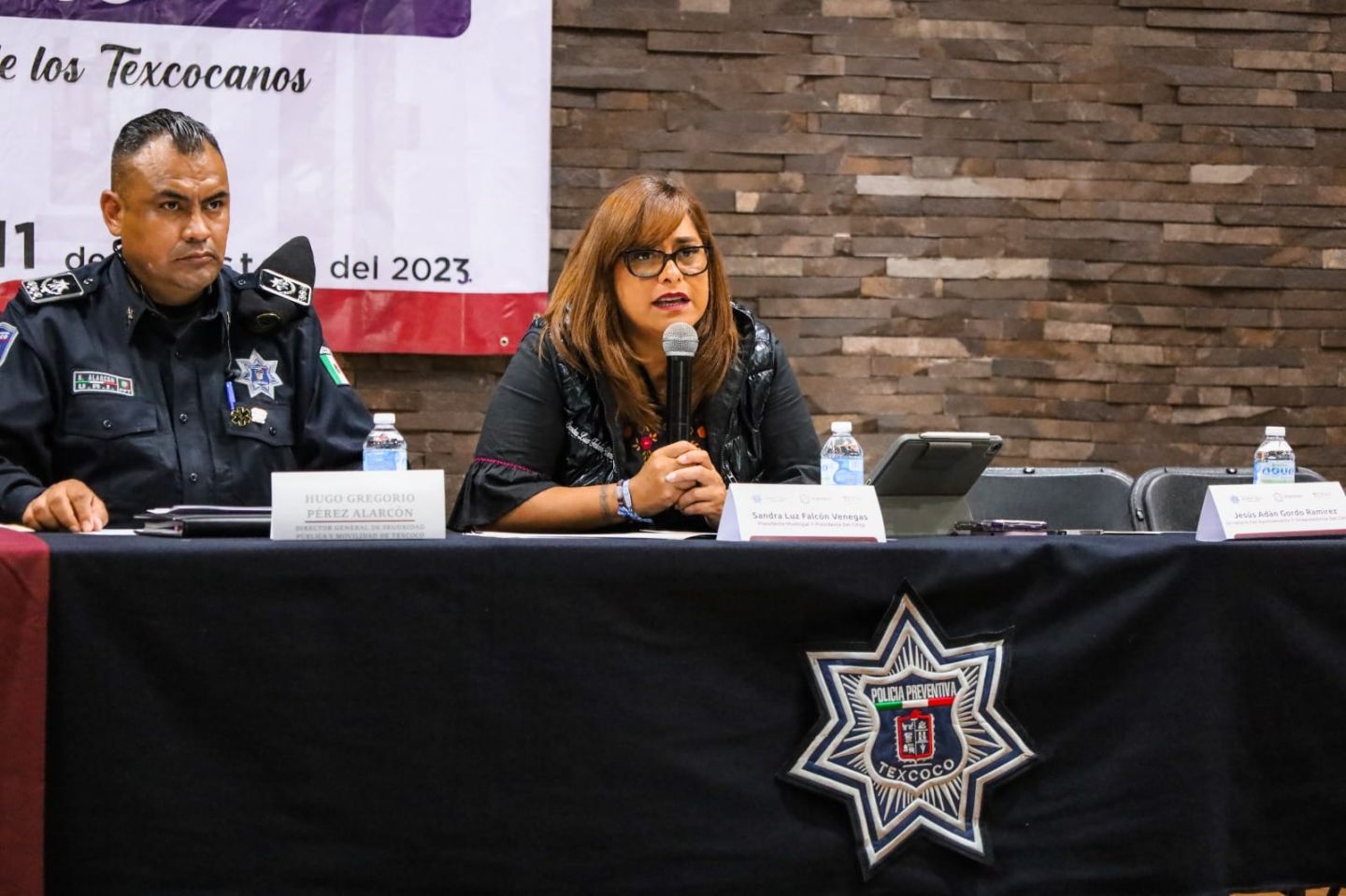 Sesionó en El Faro de Consejo
Municipal de Seguridad de Texcoco.