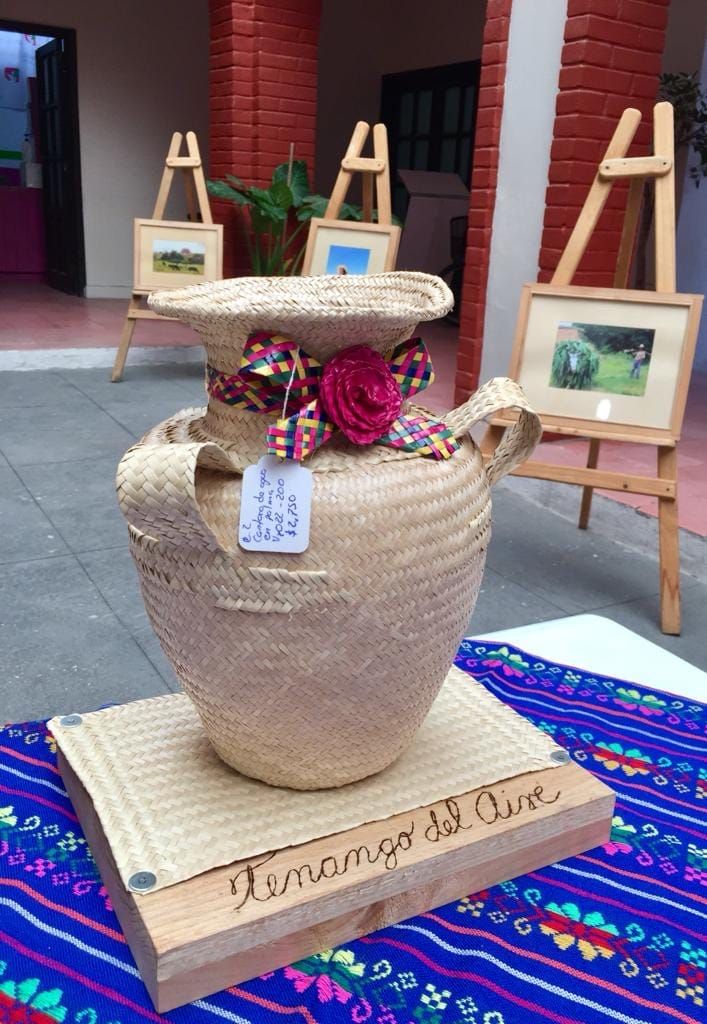 Elaboran Artesanías de Fibras
Vegetales en Tenango del Aire.
