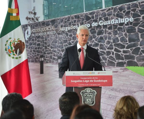 Inaugura Alfredo Del Mazo los Juzgados Lago de Guadalupe, en Cuautitlán Izcalli