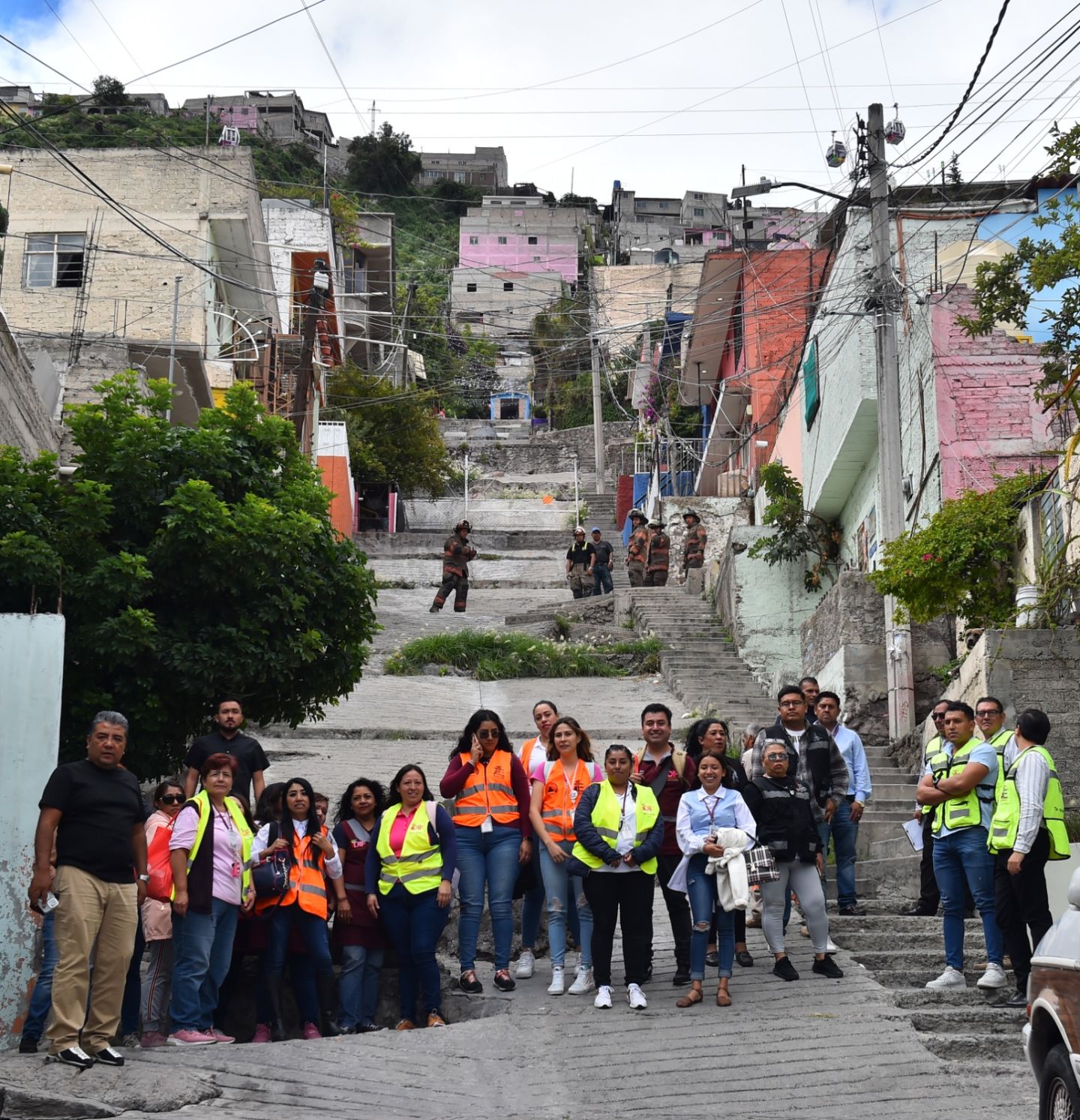 Ecatepec realiza simulacro de evacuación para prevenir riesgos por fuertes lluvias
