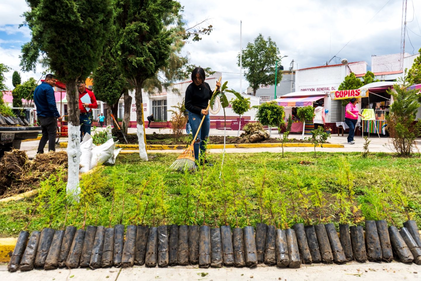 Siembran árboles frutales en Chimalhuacán para enriquecer el paisaje urbano