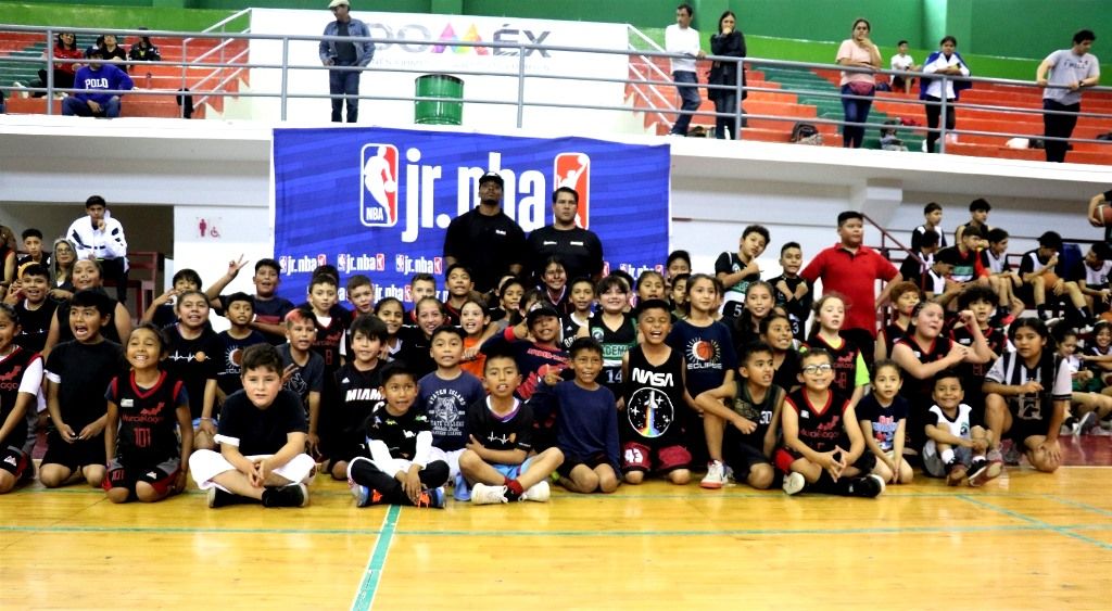 Realizan clínica Jr. NBA en La Ciudad Deportiva Edoméx