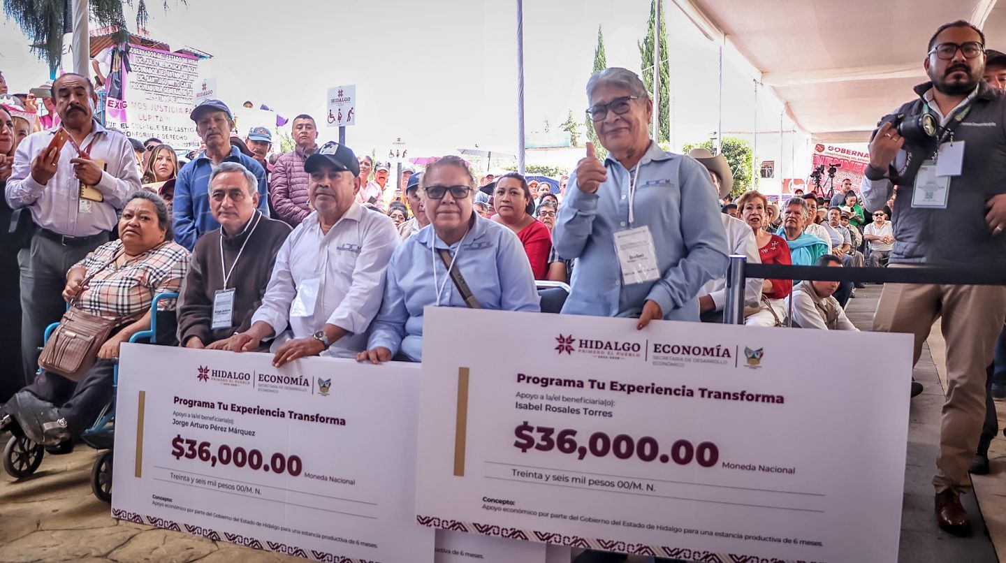 Gobierno de Hidalgo incorpora a mayores de 60 años al sector productivo