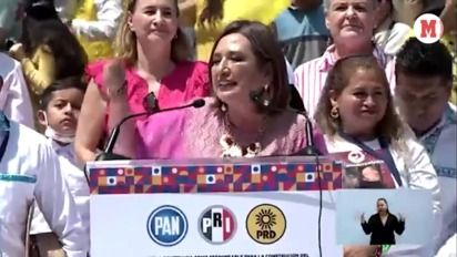 Xóchitl Gálvez recibe constancia como única candidata de Frente Amplia por México y anuncia: "Hoy la esperanza es nuestra"