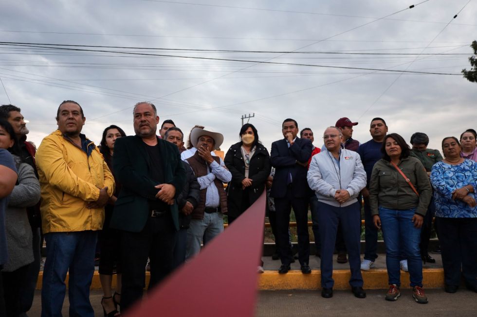 Realizan obras por casi 4 millones de pesos en la colonia Lázaro Cárdenas INAMEX en Texcoco