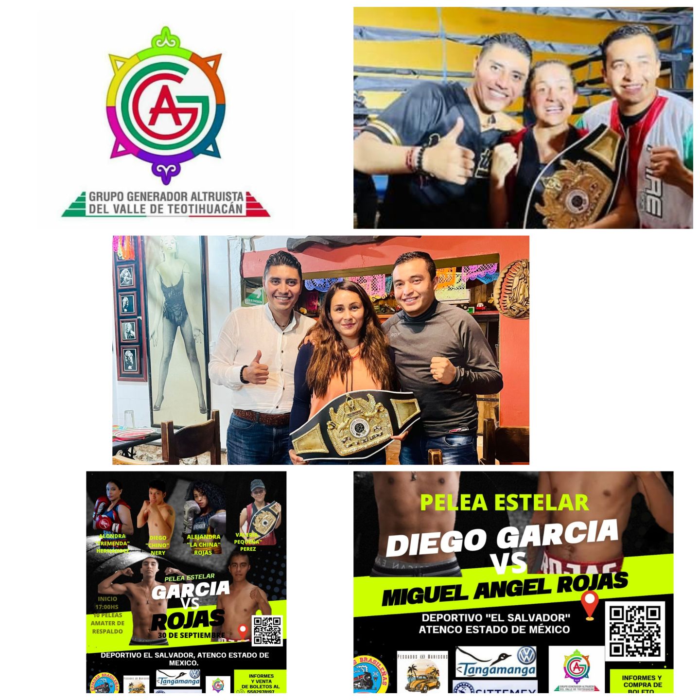 Apoyamos al deporte del Box en la región de la zona Oriente del Edomex este 30 de septiembre en Atenco : Guillermo Galicia Andrade.