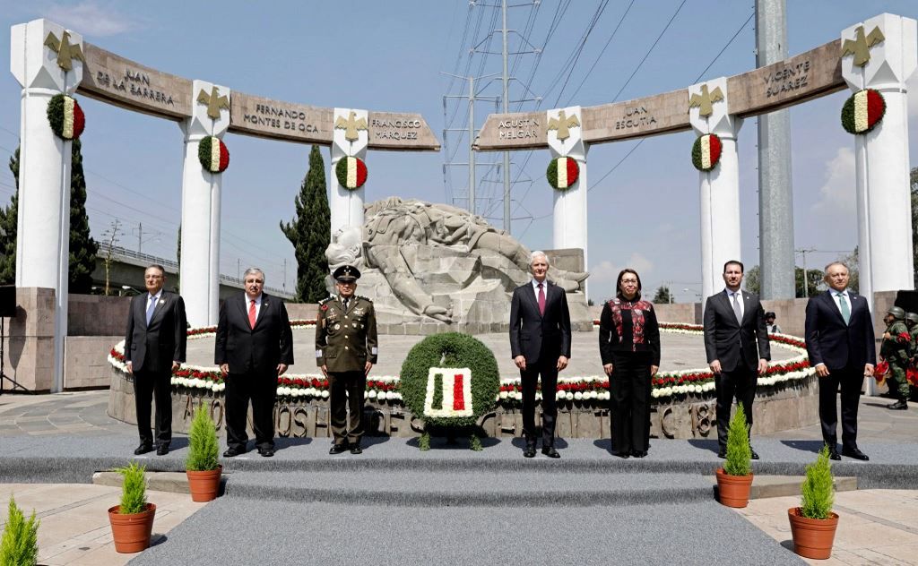 Alfredo del Mazo encabeza la ceremonia conmemorativa por el  CLXXVI del sacrificio de Los Niños Héroes de Chapultepec