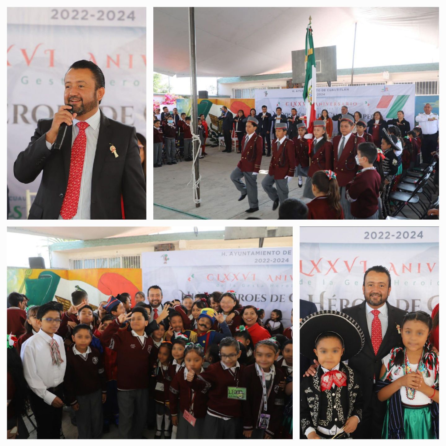 Aldo Ledezma conmemoró el CLXXVI aniversario de la Gesta Heroica de los niños de Chapultepec
