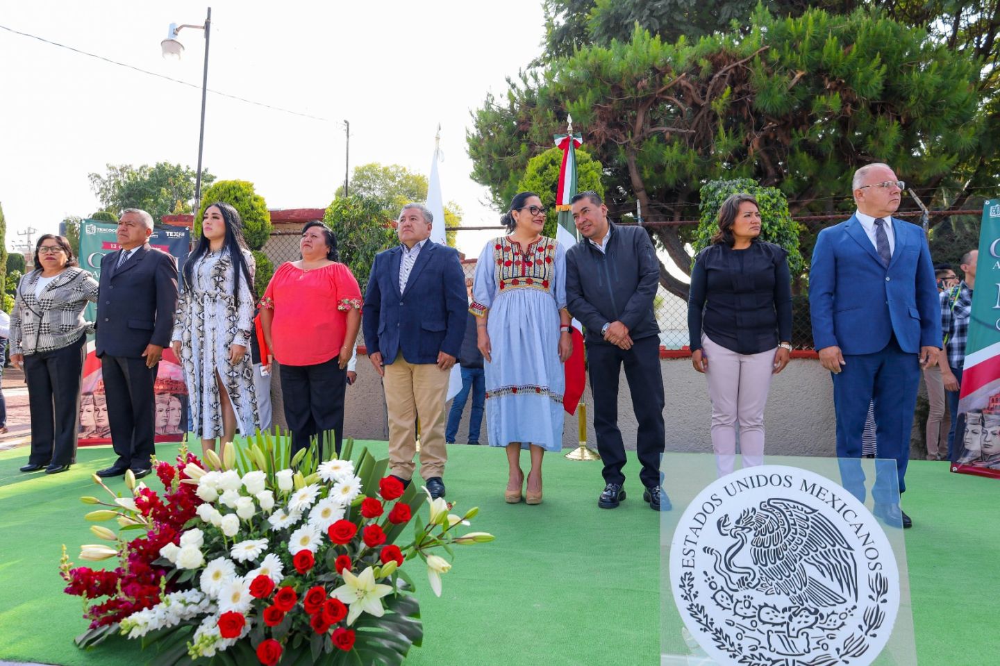 Texcoco realizó pase de lista en honor a los niños héroes 