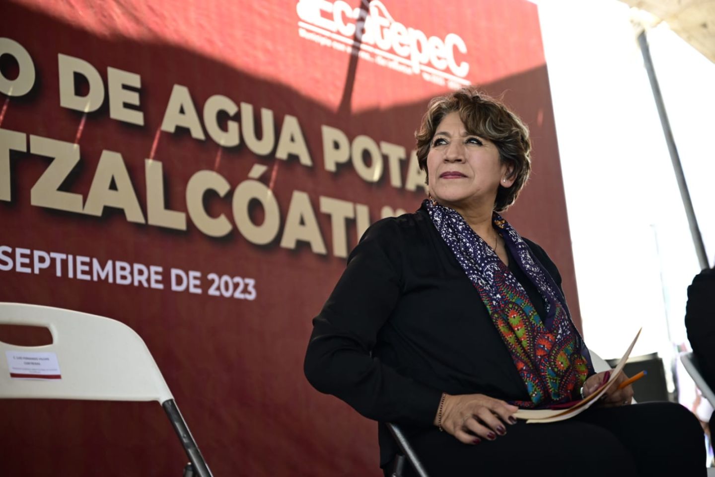 La Gobernadora del Estado de México, Delfina Gómez, inaugura el Pozo Ehécatl -