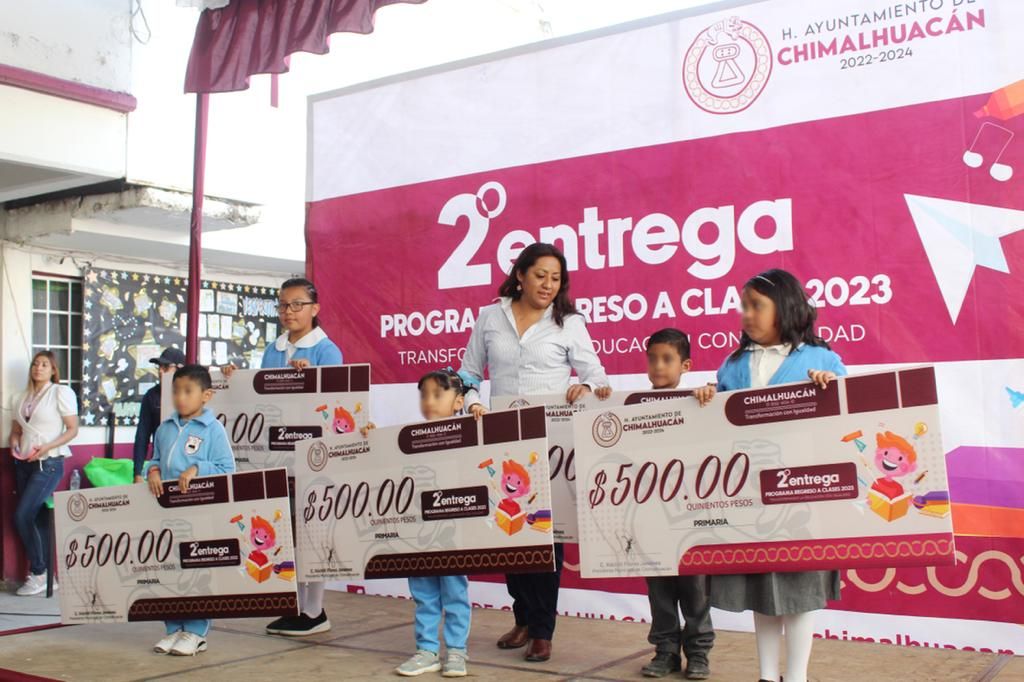 Llega apoyo ’transformando la educacion con igualdad’ a 11 mil estudiantes de Chimalhuacán 