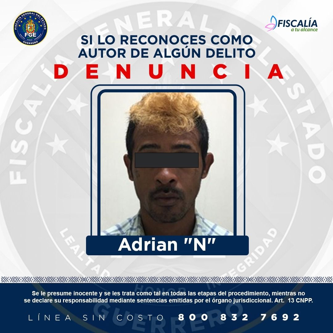 Fiscalía General del Estado detuvo a 4 presuntos extorsionadores en Acapulco
