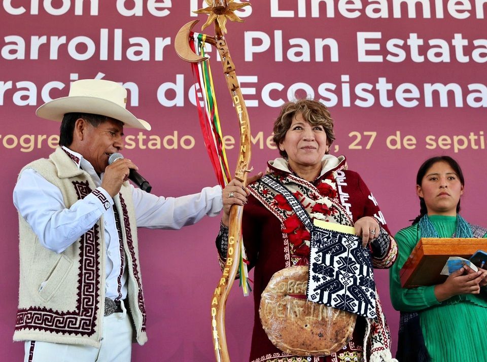 Gobernadora Delfina Gómez destella programa estratégico de reforestación en Edoméx