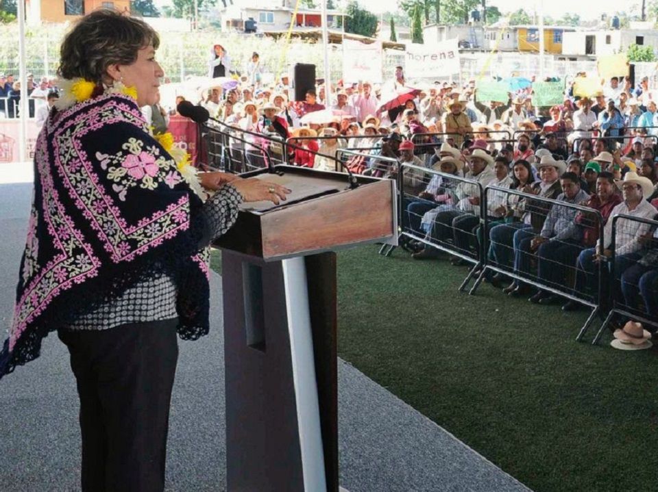 Gobernadora Delfina Gómez regresa a y cumple en Villa Victoria