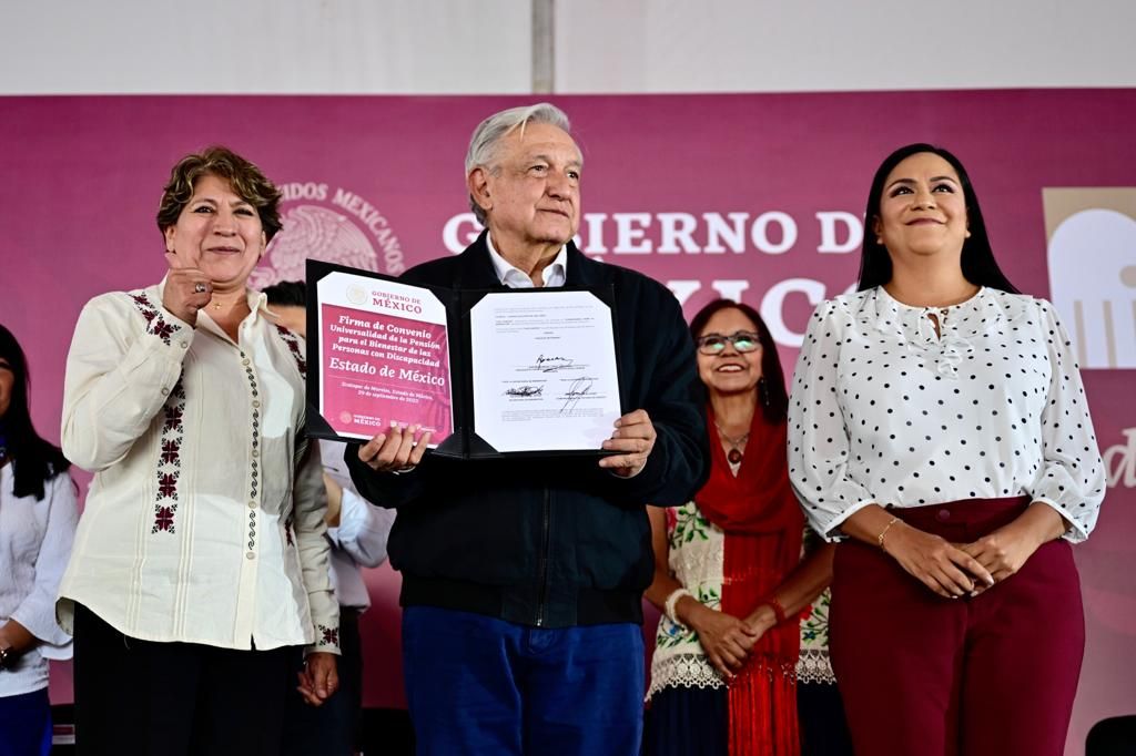 Amplían pensión universal para personas con discapacidad en el Estado de México