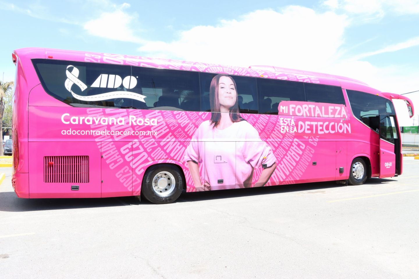 Arranca la doceava Caravana Rosa ADO, contra el cáncer de mama