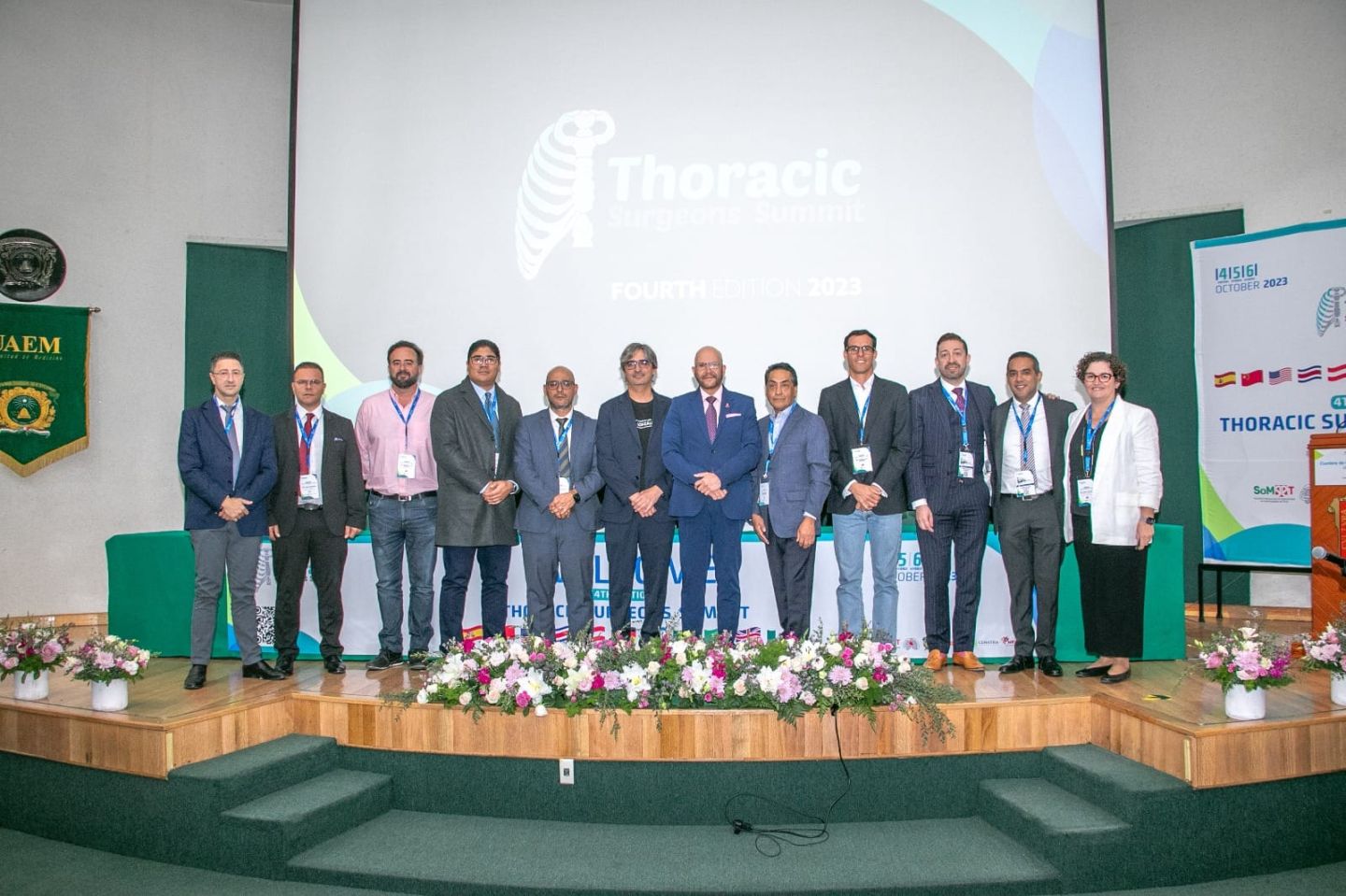 Médicos Adscritos al ISSEMYM Participan en Cuarta Cumbre Internacional de Cirujanos Torácicos; Buscan Realizar Trasplantes de Pulmón en el Estado de México.