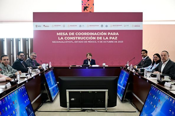 La Gobernadora Delfina Gómez Encabeza Mesa de Coordinación para la Construcción de la Paz en Nezahualcóyotl

