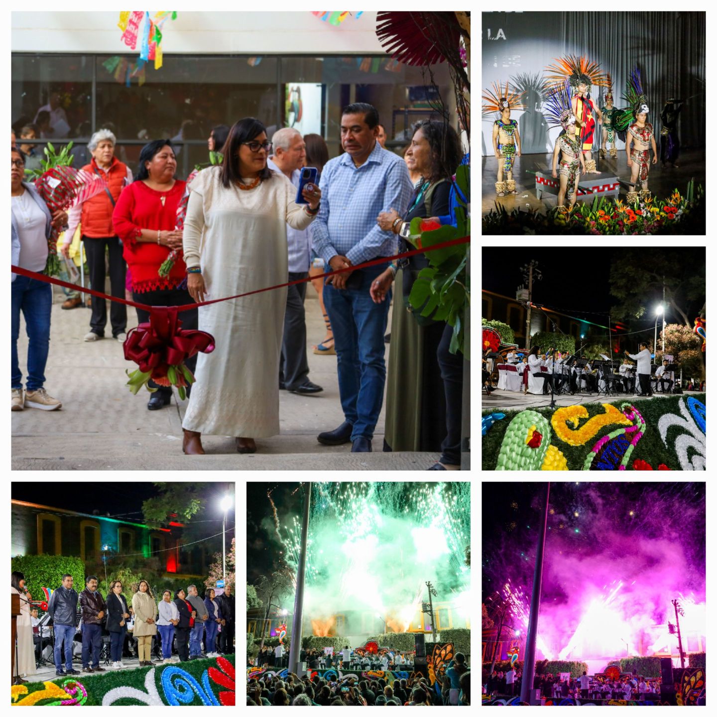 En una explosión de luces, música, danza, cine, flores y canto, se inauguró el 11º Festival Internacional Vientos de la Montaña Texcoco 2023