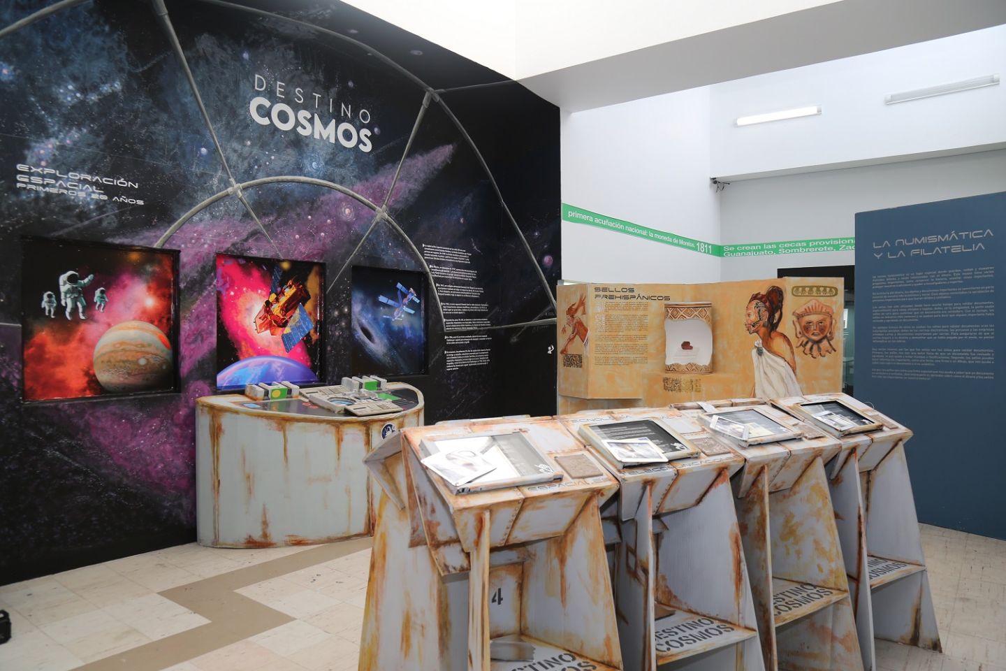 Exhiben ’Destino Cosmos’ en Museo de Numismática del Estado de México