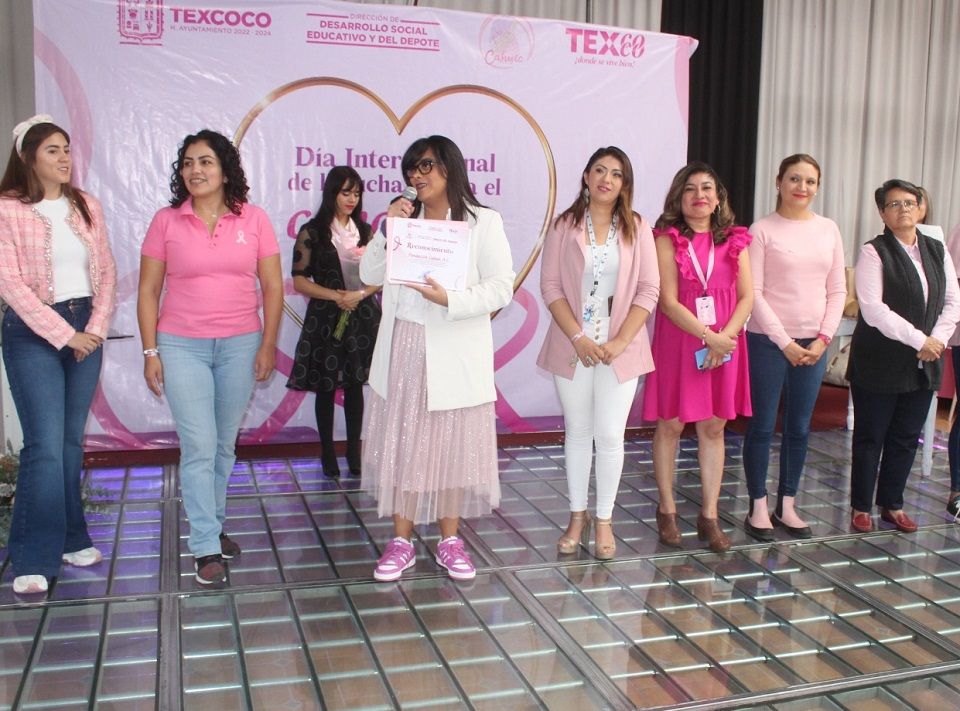 En día mundial de lucha contra el cáncer en Texcoco convoca a mujeres