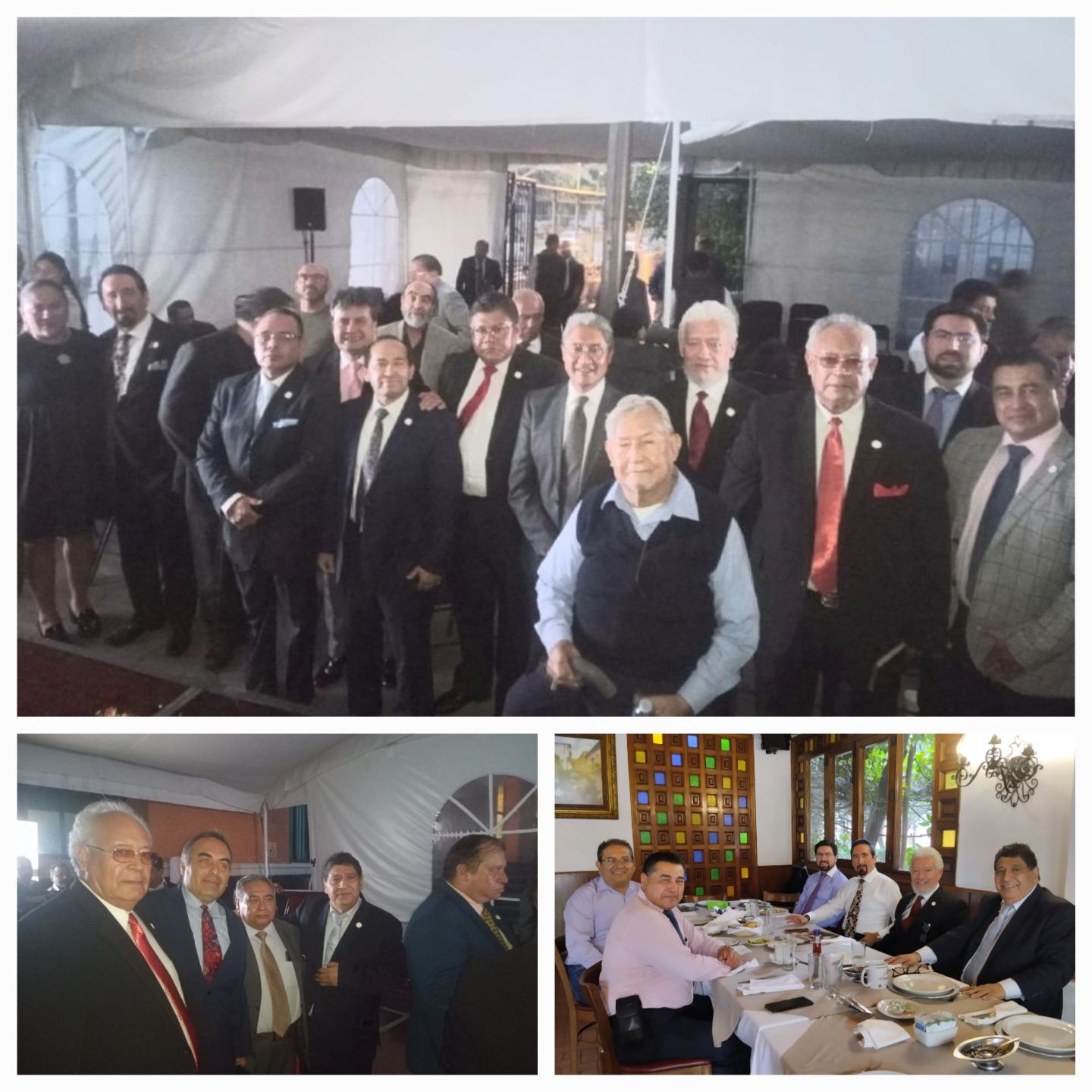 Grandes juristas asistieron a la exposicion del General Brigadier en el Palacio de Justicia de Texcoco