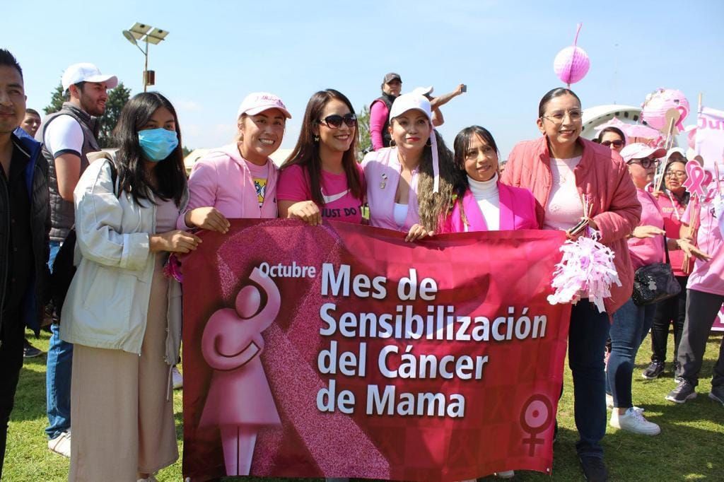 Más de 5 mil Mexiquenses Unen sus Pasos Contra el Cáncer de Mama;
Refrenda qué Para la Gobernadora Delfina Gómez la Salud es Primero
