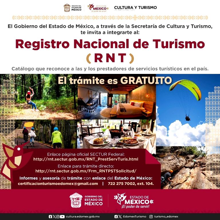 El GEM invita a inscribirse al Registro Nacional de Turismo