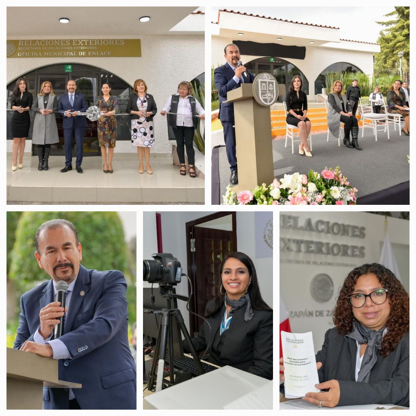 Pedro Rodríguez inauguró la oficina municipal de enlace para la emisión de pasaportes