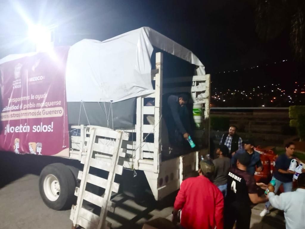 Llegan a Guerrero las 154 toneladas de ayuda humanitaria enviadas por la Gobernadora Delfina Gómez Álvarez 