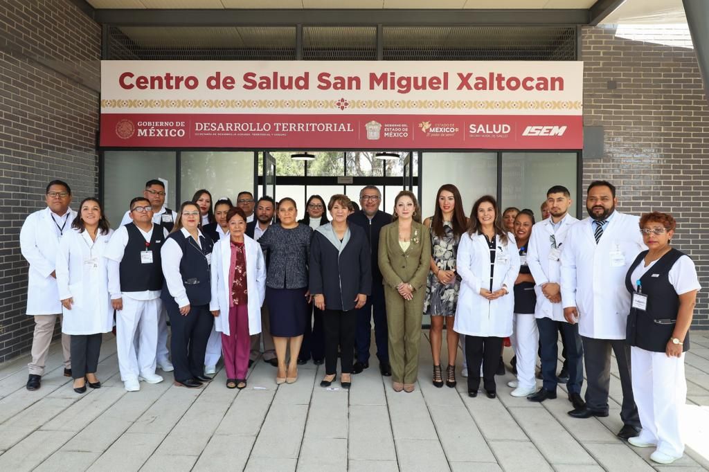 La Gobernadora Delfina Gómez inaugura Centro de Salud en Nextlalpan

