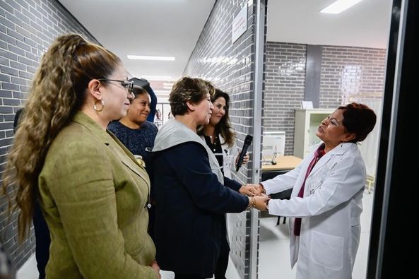 La Gobernadora Delfina Gómez Inaugura Centro de Salud en Nextlalpan