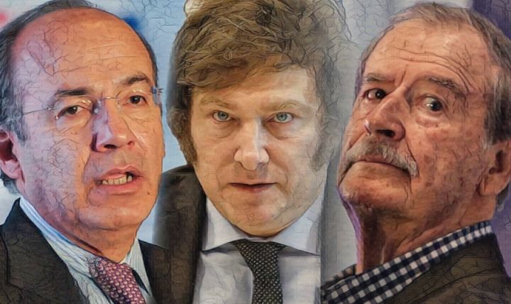 Lo peor de Latam, Fox y Calderón incluidos, apoyan a Javier Milei en Argentina