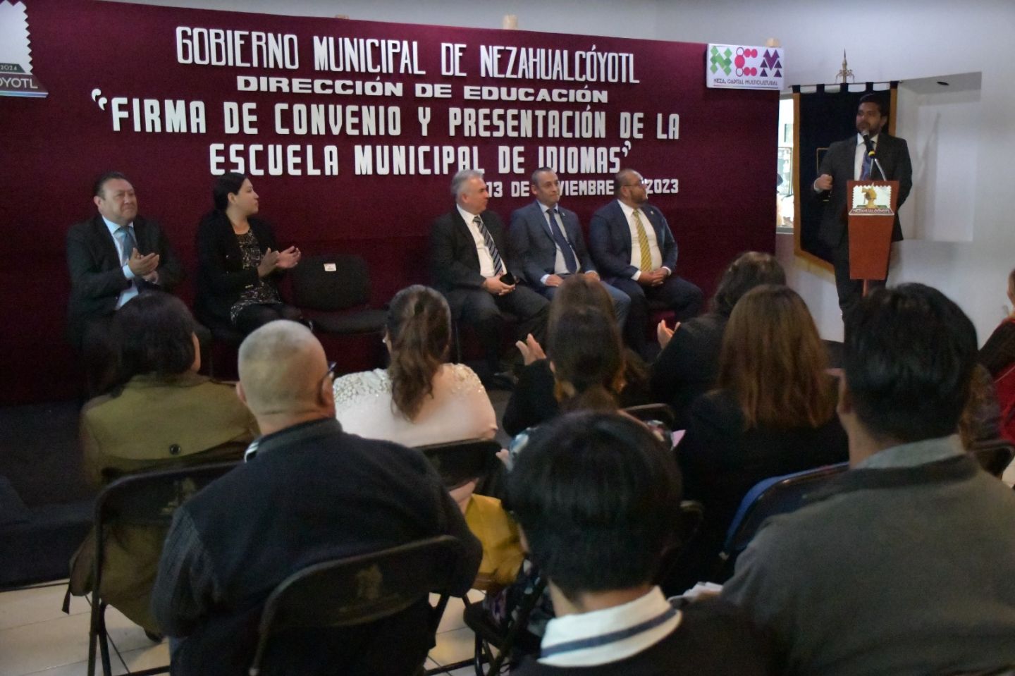 















Gobierno de Neza firma convenio con la UNAM y presentan escuelas de idiomas 