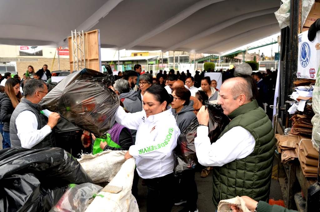 Reciclatón 2023 recibe una tonelada de residuos sólidos en Ecatepec