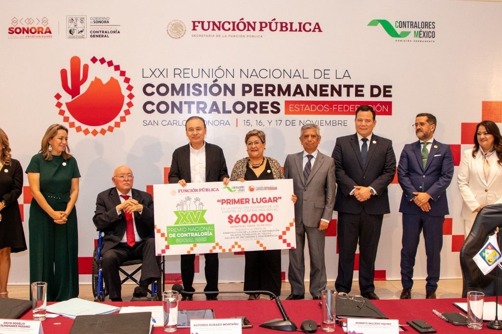 Estado de México gana Premio Nacional de Contraloría Social