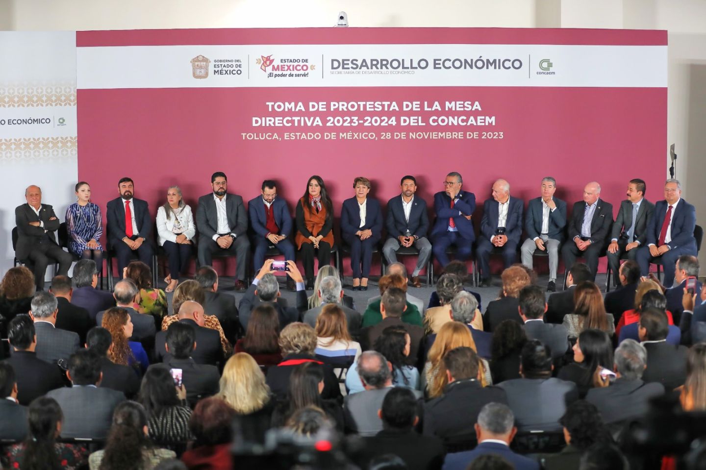 Trabajo coordinado con el sector empresarial transformará al estado de México: Delfina Gómez 