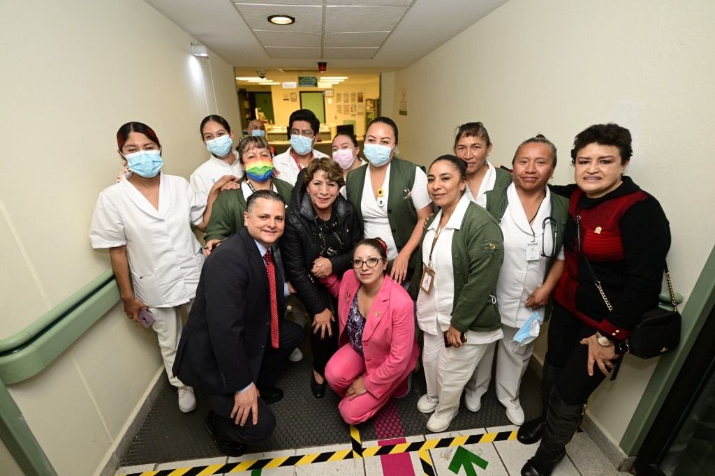 Delfina Gómez Álvarez atiende rezago histórico en salud