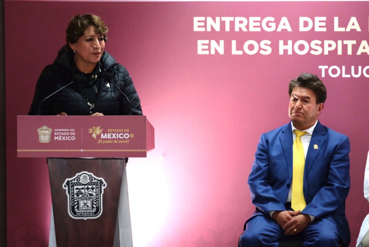 Atiende Gobernadora Delfina Gómez Álvarez rezago histórico en salud;